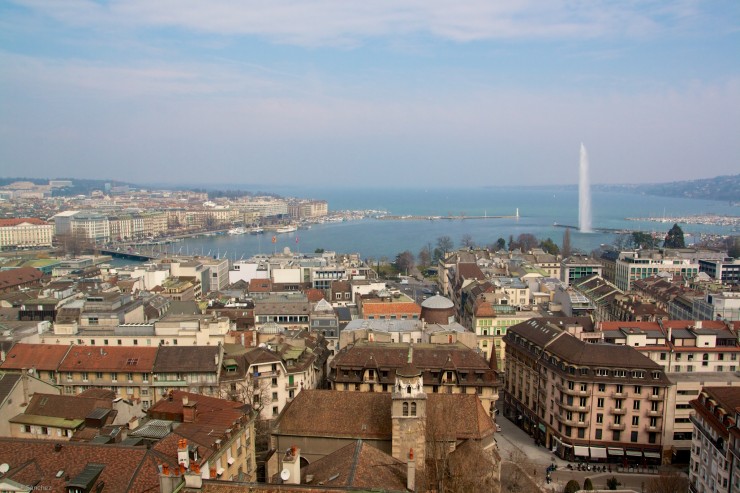 Ginebra desde la catedral