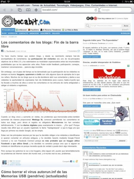 bocabit en el iPad 3