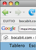 Los botones de tamañano de ventana en Mac OS X