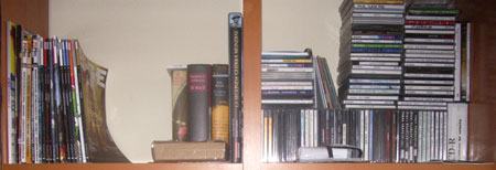 Estantería de los cd’s
