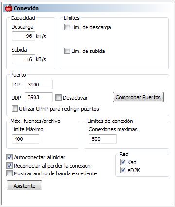 Conexión eMule