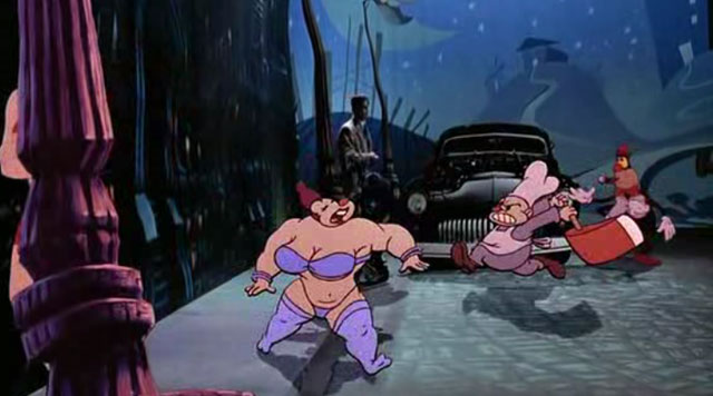 Escena desconcertante de Cool World