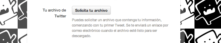 Descargar todos tus tuits