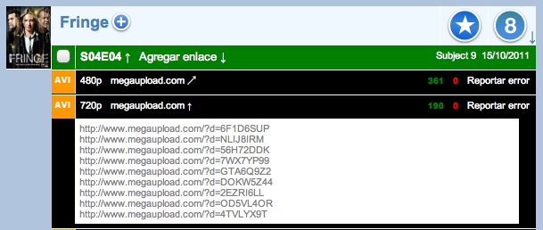 Descargas de EspoilerTV