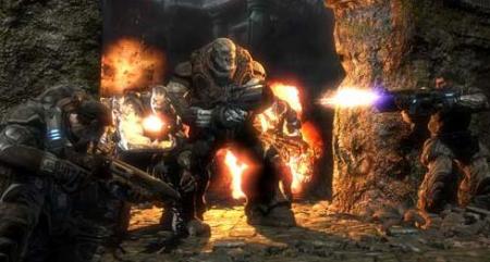 El nivel de las minas de Gears of War