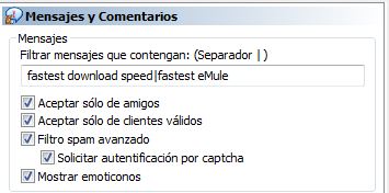 Mensajes eMule