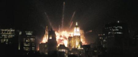 Nueva York explotando en Monstruoso Cloverfield