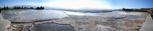 Montaña de Pamukkale, o castillo de algodón