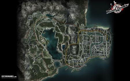 Mapa de Paradise City