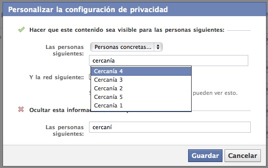 Editar Privacidad Facebook