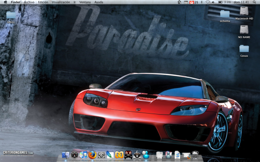 Mi escritorio de Mac OS X