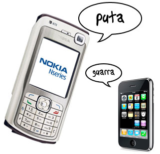 Nokia N70 Vs iPhone