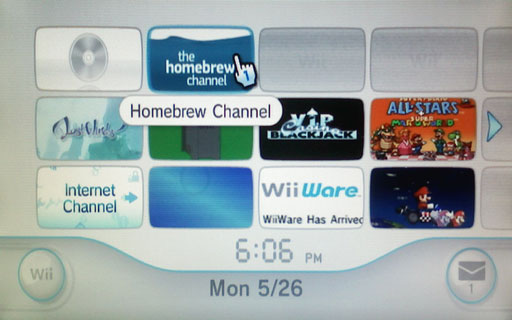 Canal Homebrew de Wii